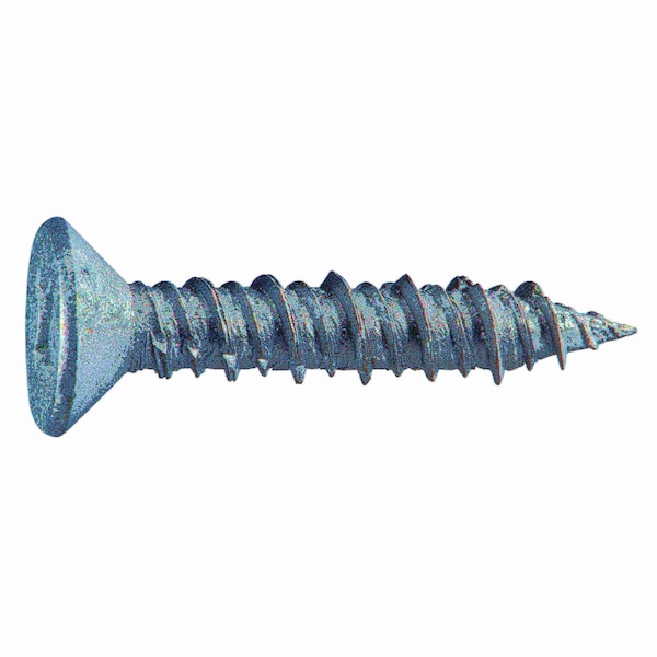 Midwest Fastener Masonry Screw, 1/4" Dia., Flat, 1 1/4 in L, 410 Stainless Steel 50 PK 54561 - main